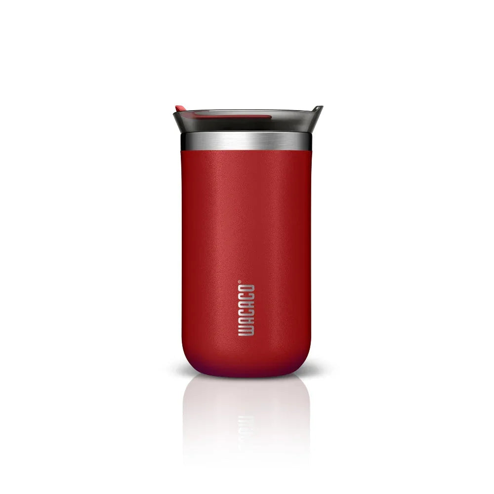 WACACO 300ml Octaroma Vacuum Insulated Mug - Red - Tashqila WACACO 300ml Octaroma Vacuum Insulated Mug - Red - Tashqila